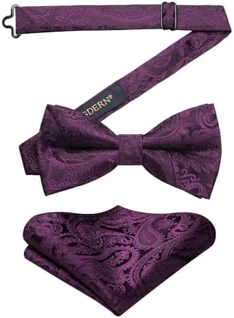 Herren-Paisley-Fliegenset – Stilvolle formelle Accessoires für Hochzeiten und Veranstaltungen