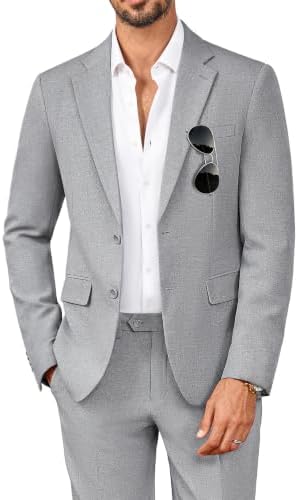 Men’s Regular-Fit Two-Piece Suit – Classic Tailoring for Weddings and Formal Occasions
