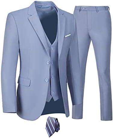 Men’s Three-Piece Wedding Suit – Sleek Tailored Set for Business and Formal Events