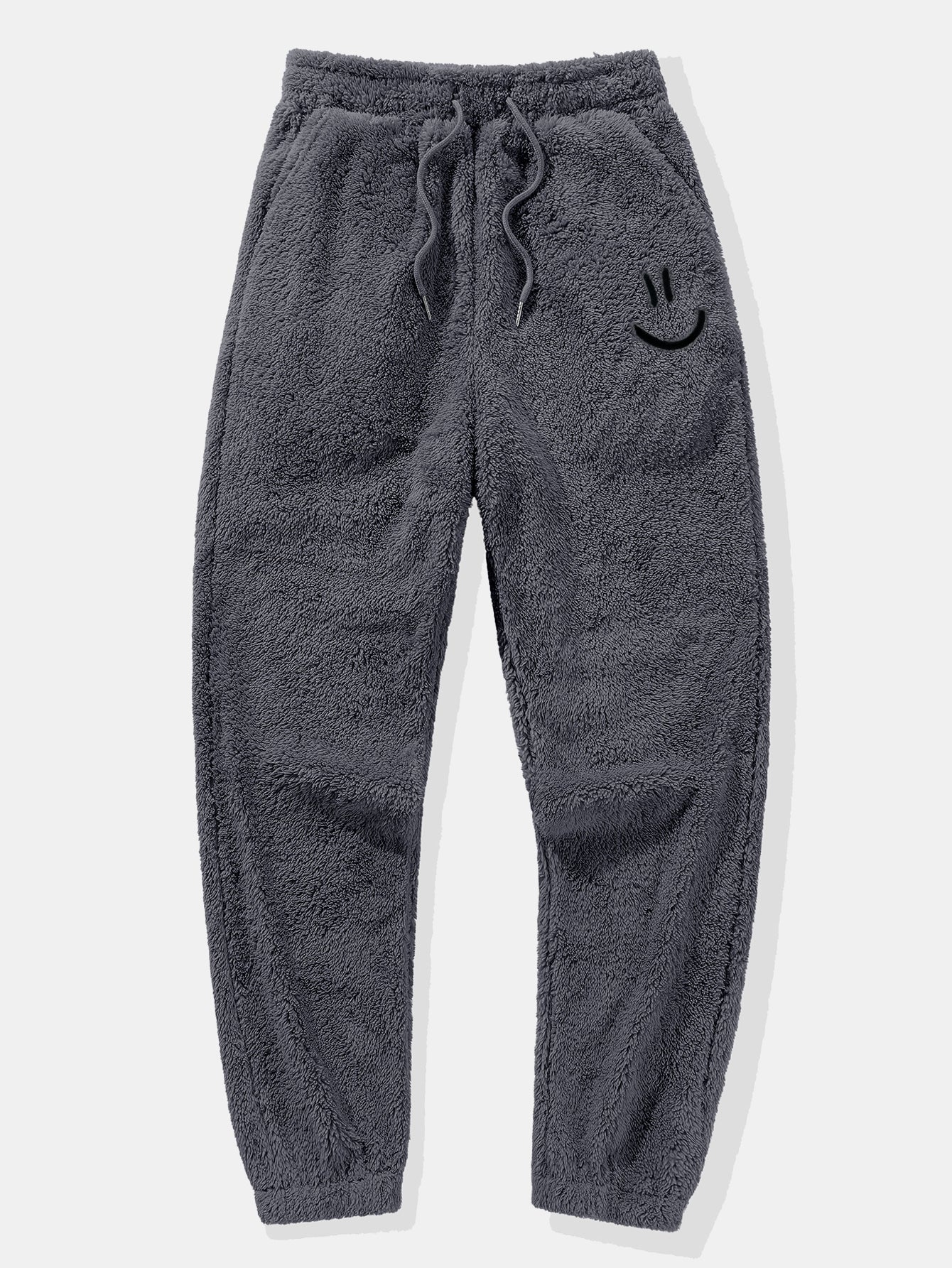 Men’s Plush Teddy Tracksuit – Relaxed Hooded Jogger Set for Winter Comfort