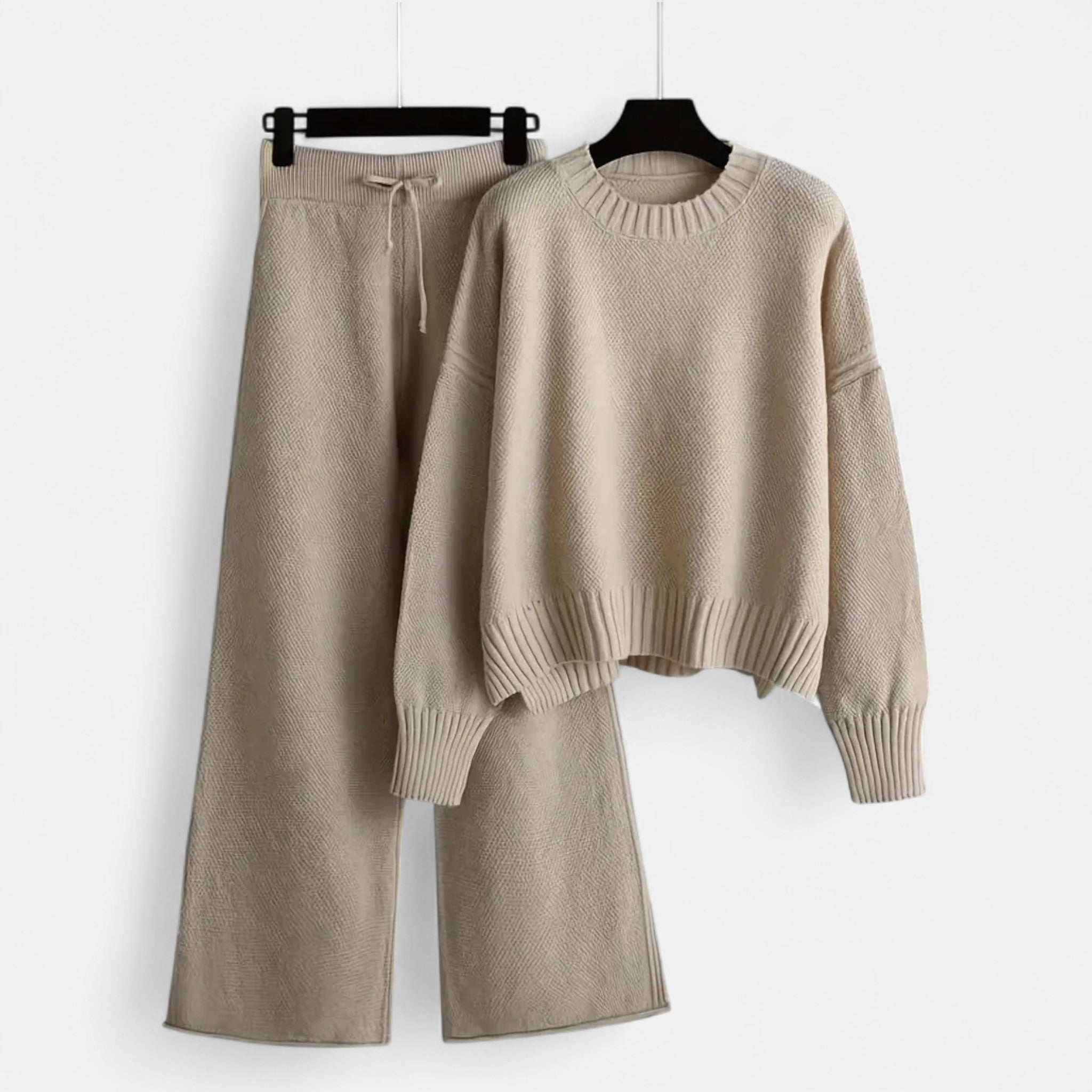 Valmonti | Women’s Wool Blend Sweater & Pants Set
