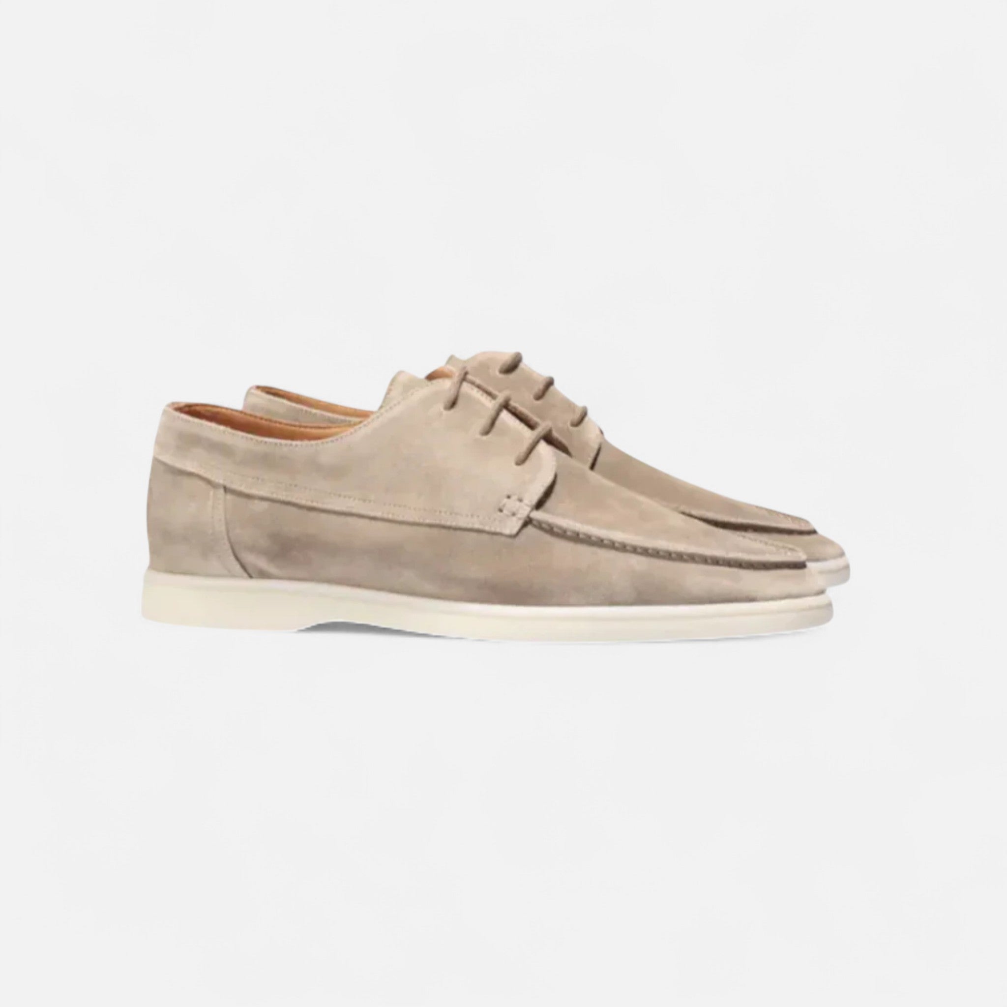 Valmonti | Men’s Lace-Up Shoes – Refined Suede Elegance