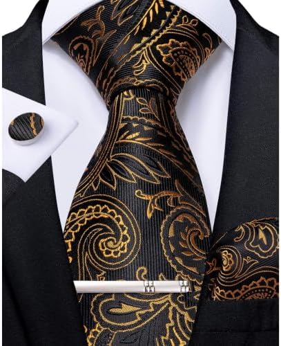 Men’s Paisley Formal Tie Set – Refined Accessories for Weddings and Special Events