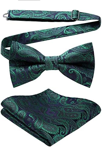 Herren-Paisley-Fliegenset – Stilvolle formelle Accessoires für Hochzeiten und Veranstaltungen