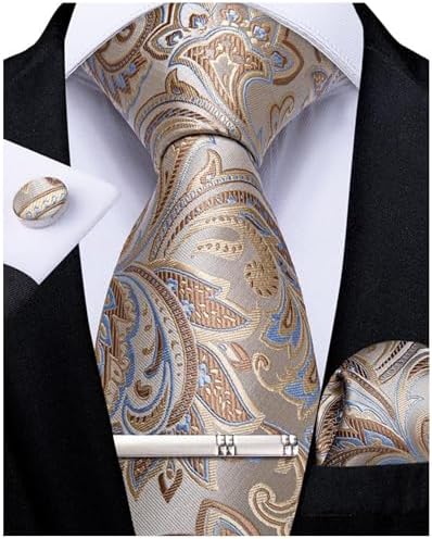 Men’s Paisley Formal Tie Set – Refined Accessories for Weddings and Special Events