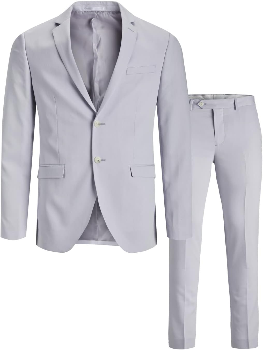 Men’s Super-Slim Formal Suit Set – Streamlined Two-Piece Tailoring for Business and Events