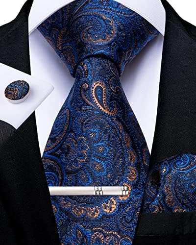Men’s Paisley Formal Tie Set – Refined Accessories for Weddings and Special Events