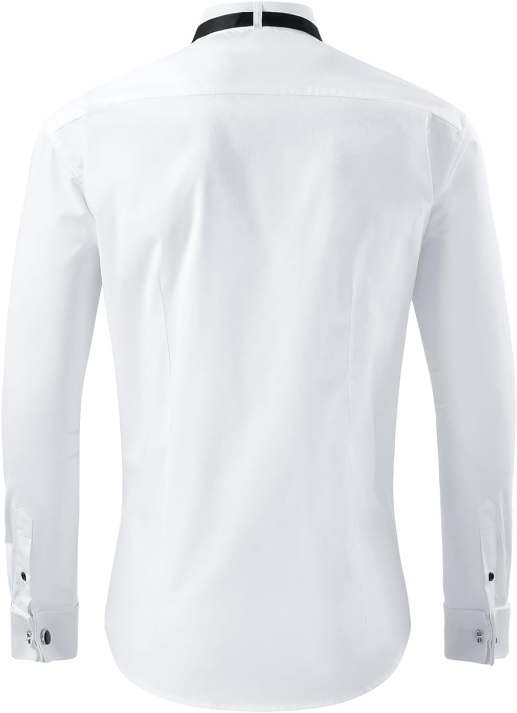 Men’s Pleated Tuxedo Shirt Set – Wing Collar Formalwear for Weddings and Black-Tie Events