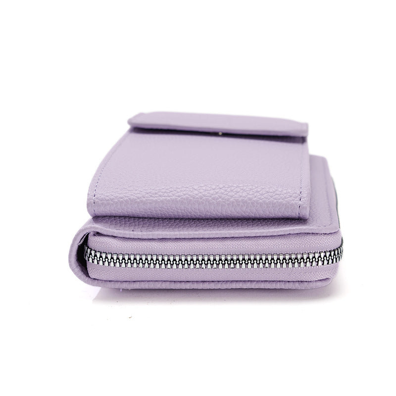 Bolso bandolera para mujer con correa ancha estampada para teléfono