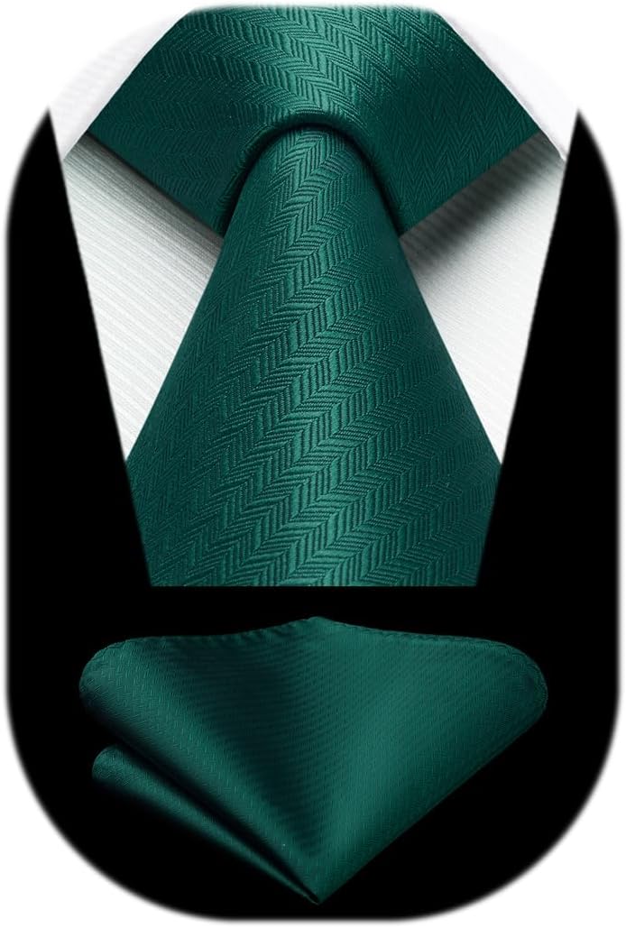 Men’s Textured Tie Set – Classic Formal Accessories for Weddings and Business
