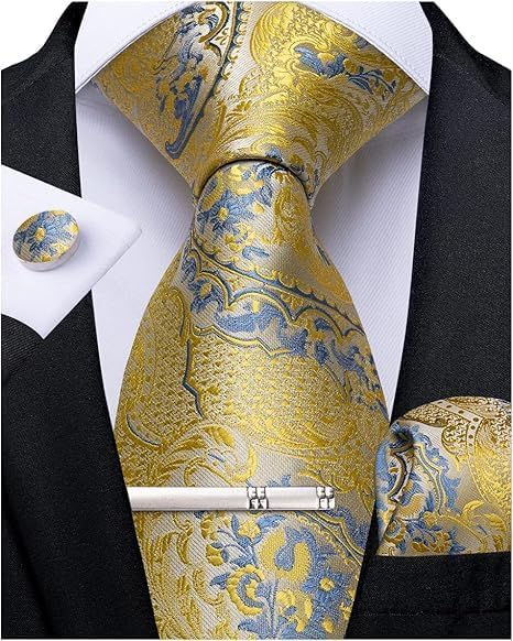 Men’s Paisley Formal Tie Set – Refined Accessories for Weddings and Special Events