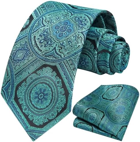 Pánská sada květované paisley kravaty – elegantní formální doplněk na svatby a společenské události