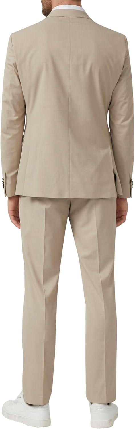 Men’s Fine-Weave Two-Piece Suit – Refined Tailoring for Business and Formal Events