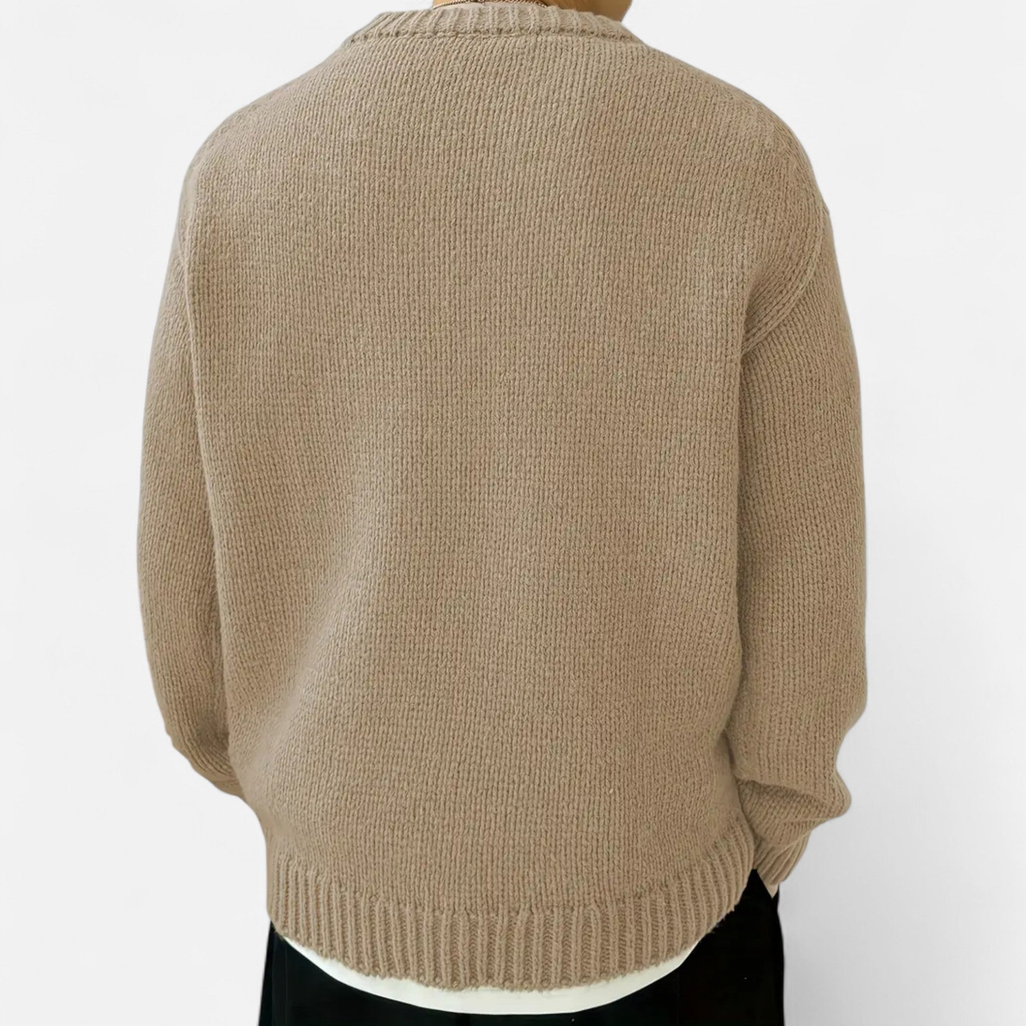 Valmonti | Men’s Solid Crew Neck Pullover