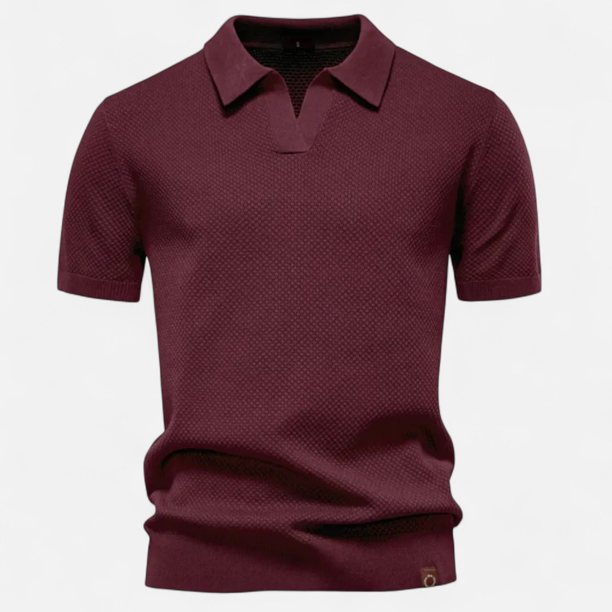 Valmonti | Men’s Pineapple Wool Polo Shirt