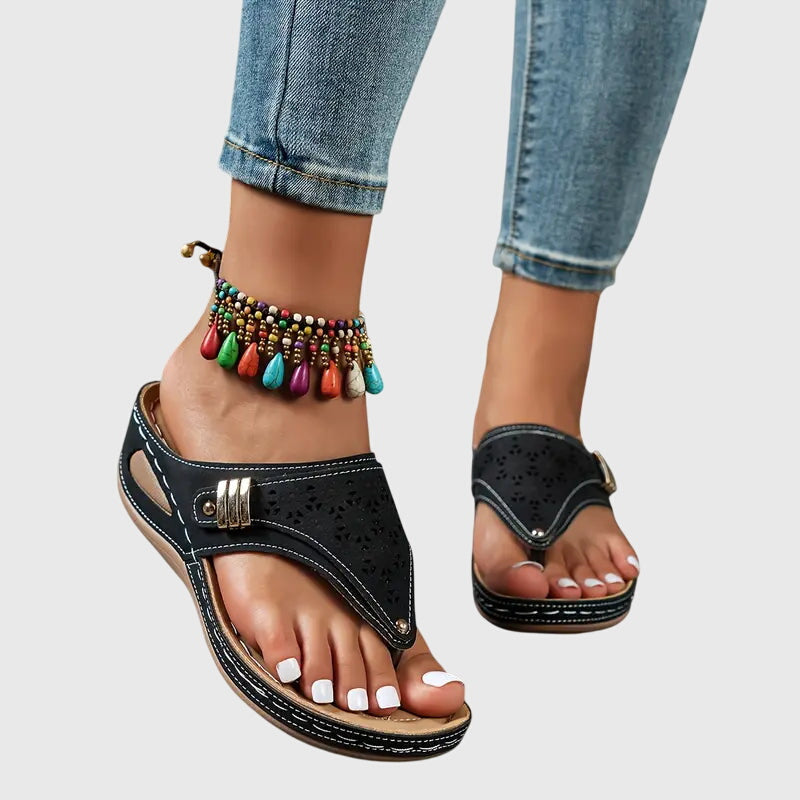 Women’s Cushioned Orthopedic Slide Sandals Everyday Comfort