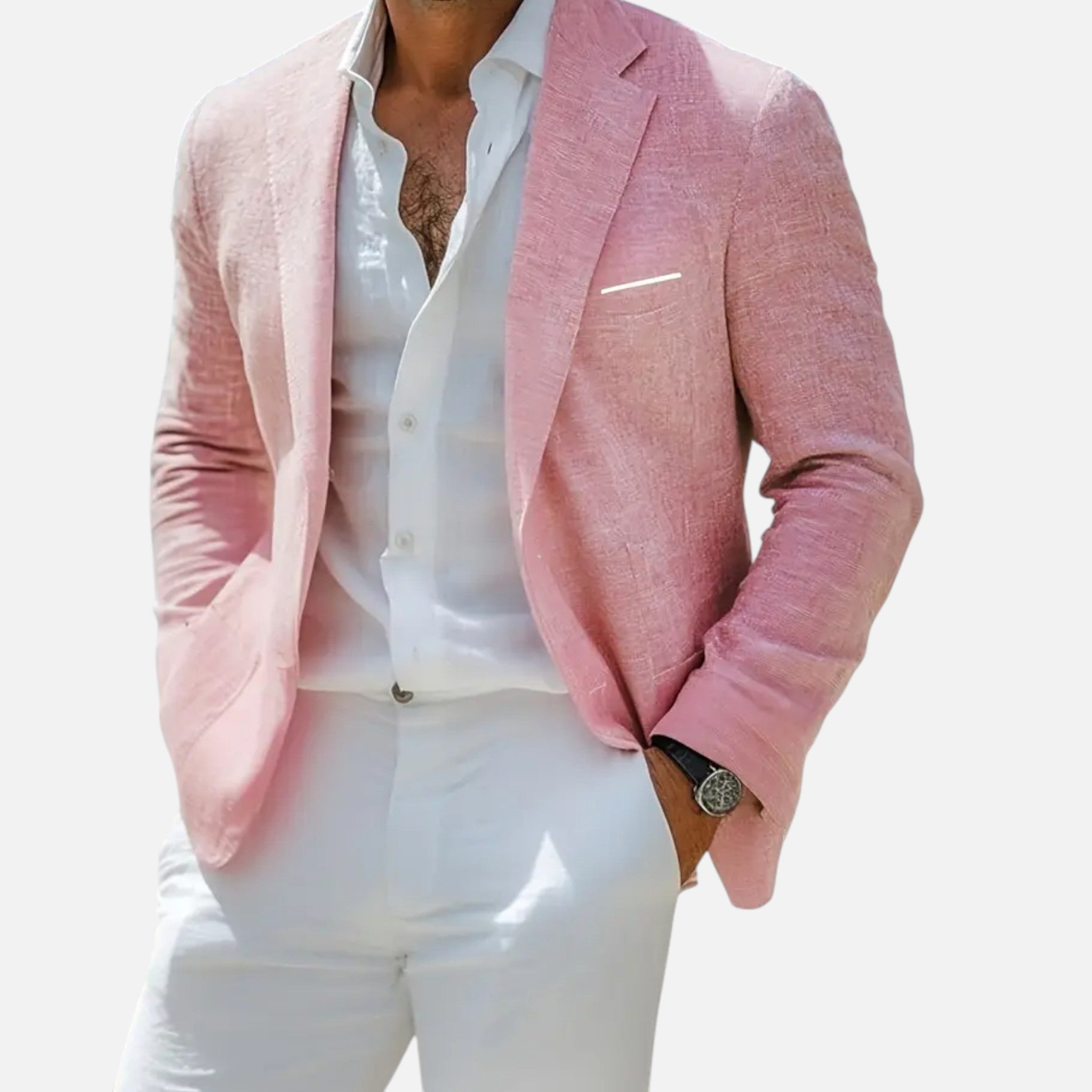 Valmonti | Men’s Blazer – Royal Single-Breasted Elegance