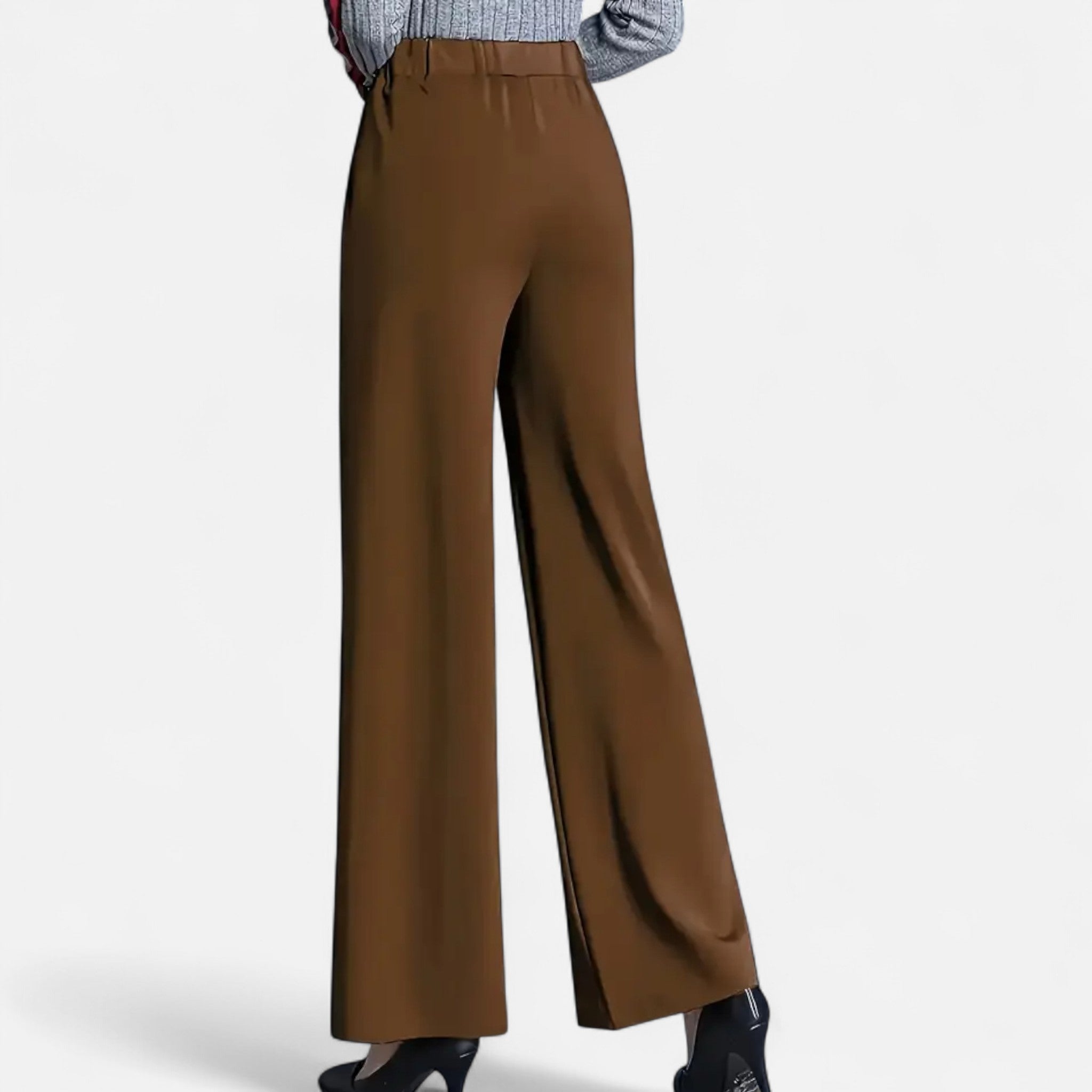 Valmonti | Women’s High-Waist Straight-Leg Trousers