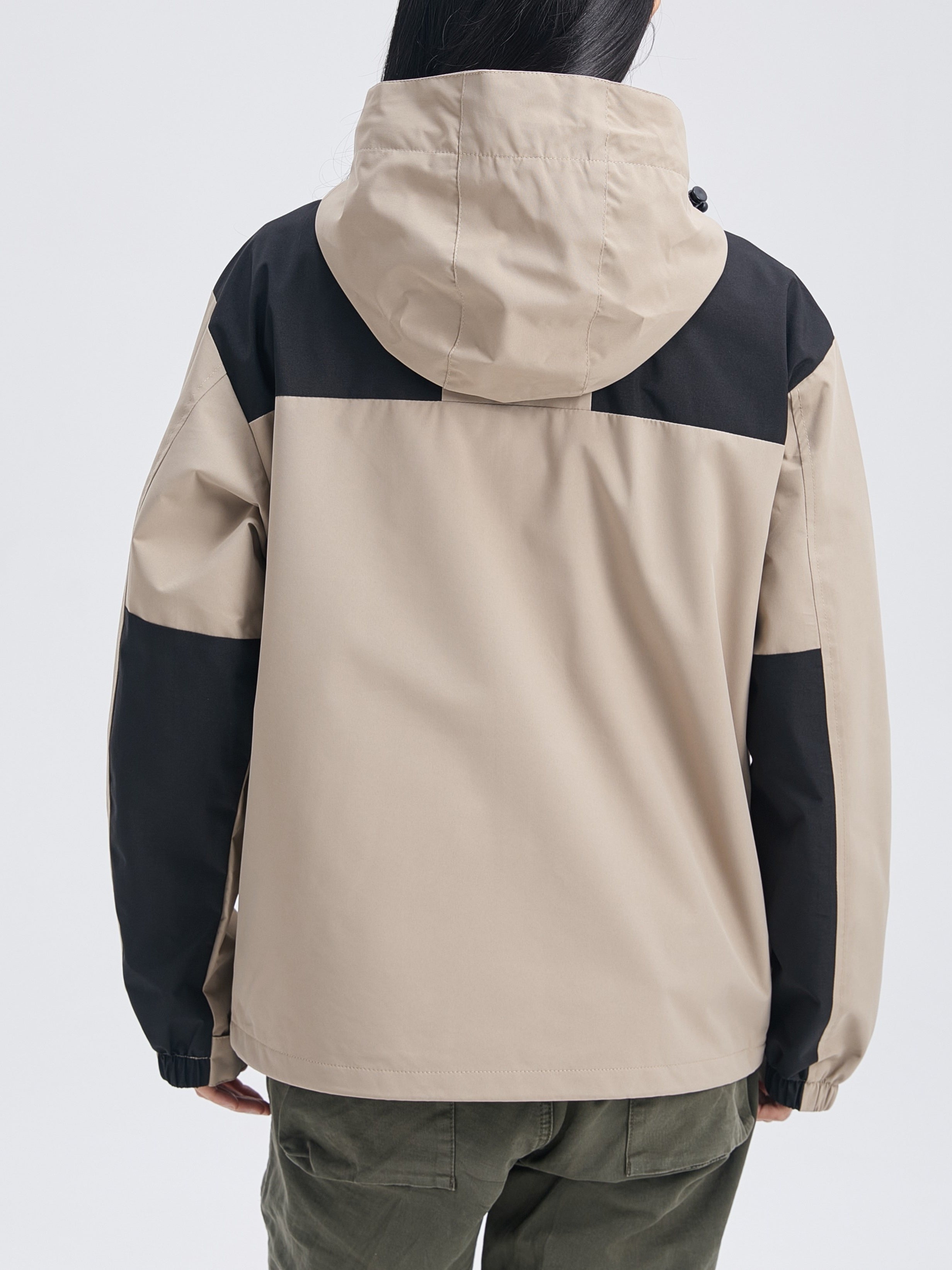 Chaqueta de exterior 3 en 1 para hombre: capa de invierno con capucha y chaqueta interior extraíble