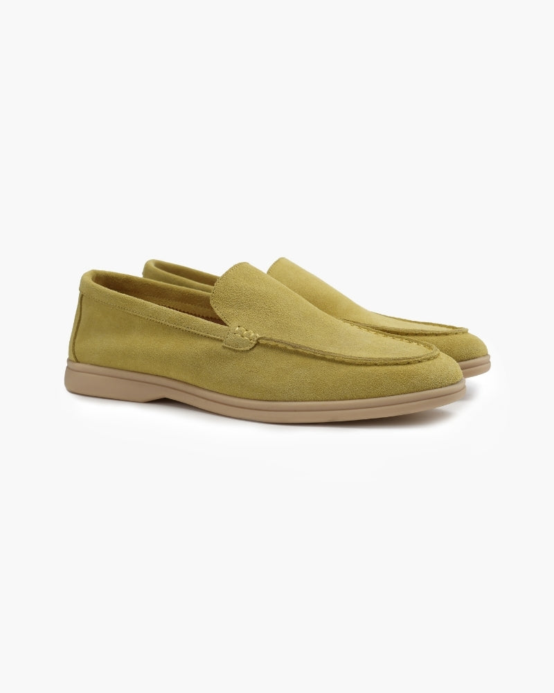 Pantofi bărbătești premium slip-on din piele întoarsă, casual-eleganți
