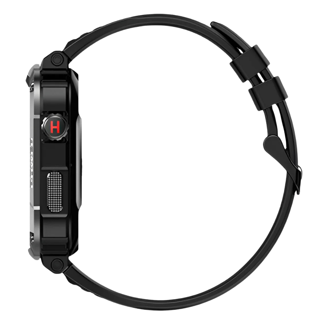 Herre Robust Smartwatch – IP67 Udendørs Fitnessur med 15 Dages Standby
