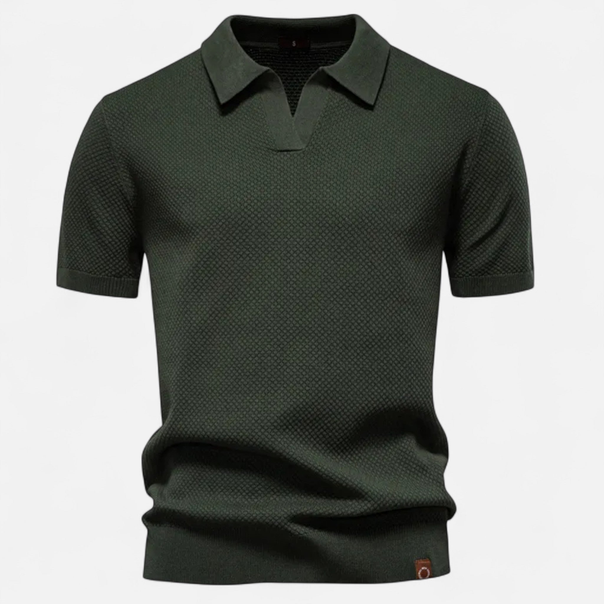 Valmonti | Men’s Pineapple Wool Polo Shirt
