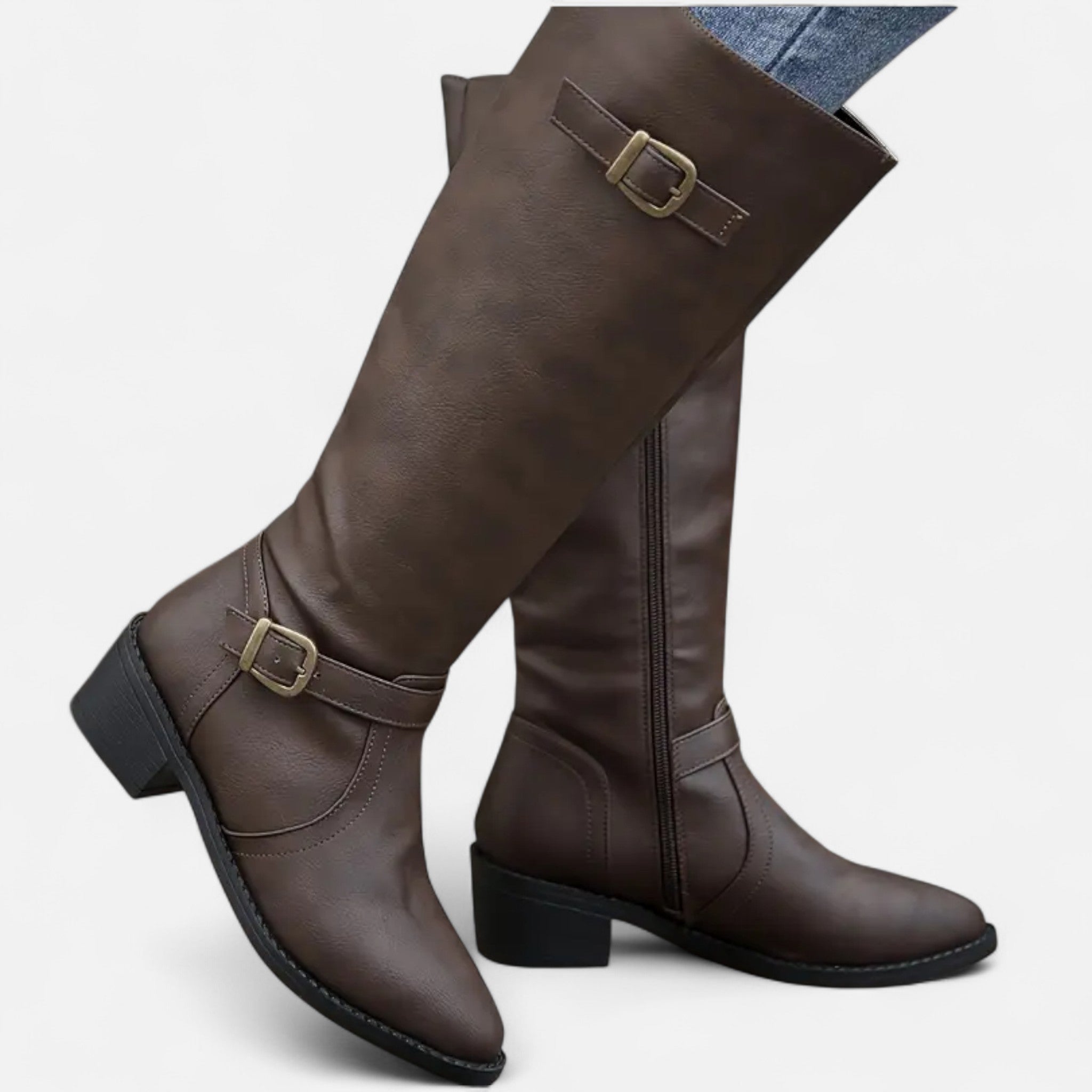 Valmonti | Women’s Pointed-Toe Long Boots