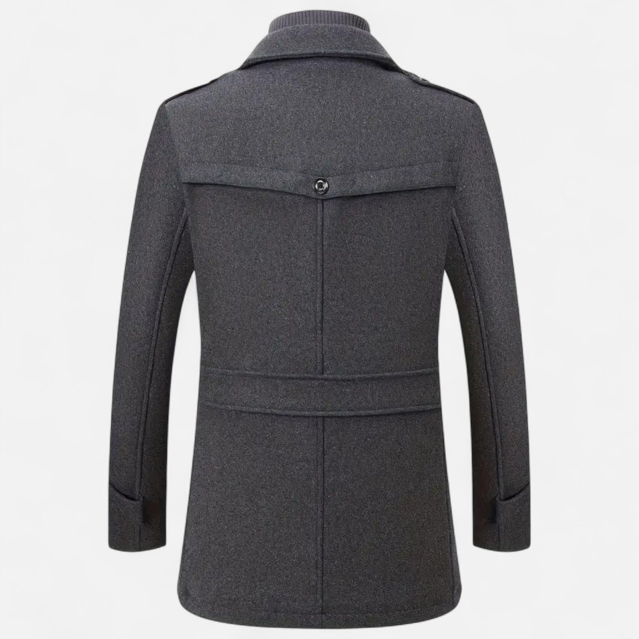 Valmonti | Men’s Slim-Fit Tweed Coat