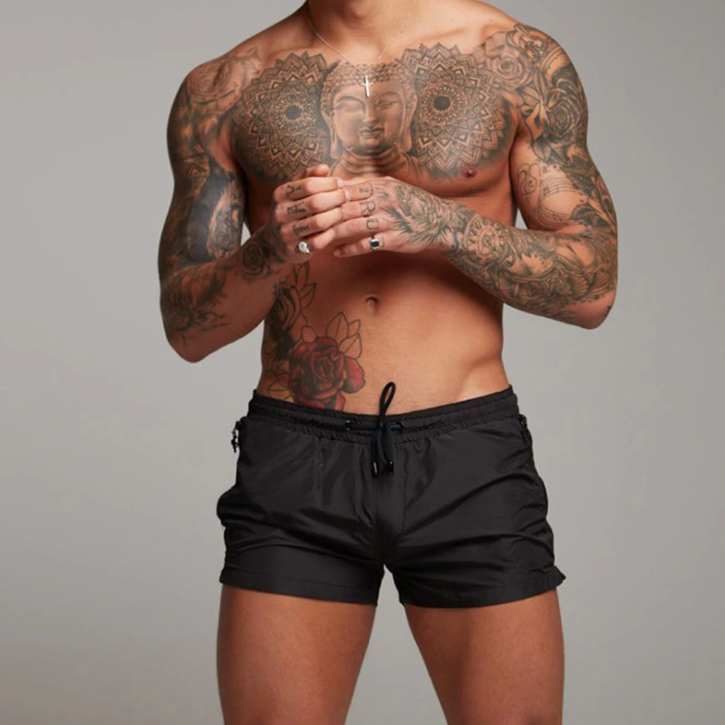 Men’s Quick-Drying Swim Shorts – Lightweight Stretch Drawstring Style for Beach Pool and Holiday Wear