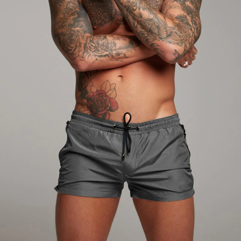 Men’s Quick-Drying Swim Shorts – Lightweight Stretch Drawstring Style for Beach Pool and Holiday Wear