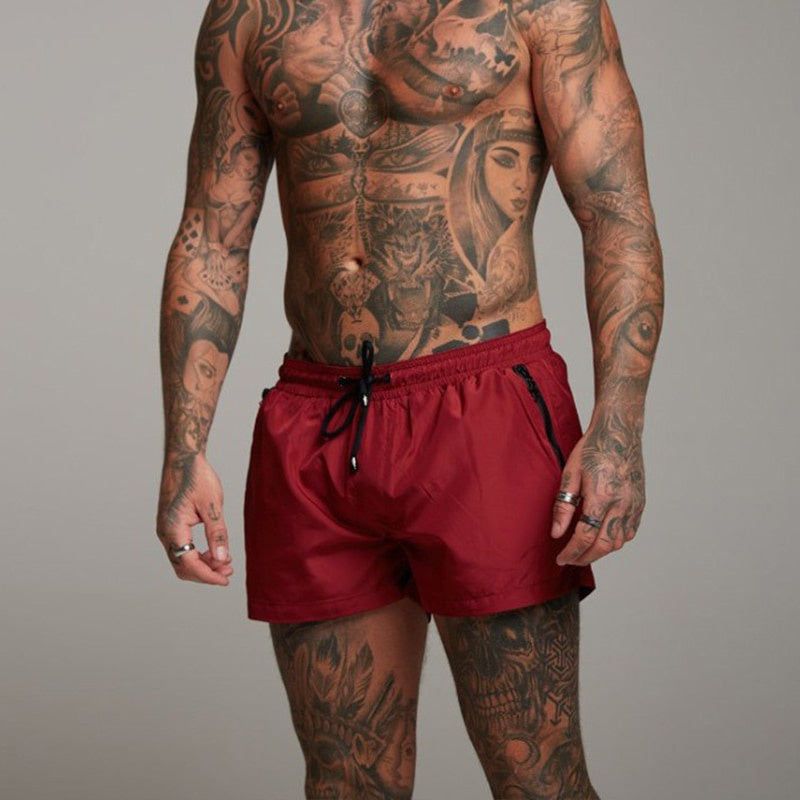 Men’s Quick-Drying Swim Shorts – Lightweight Stretch Drawstring Style for Beach Pool and Holiday Wear