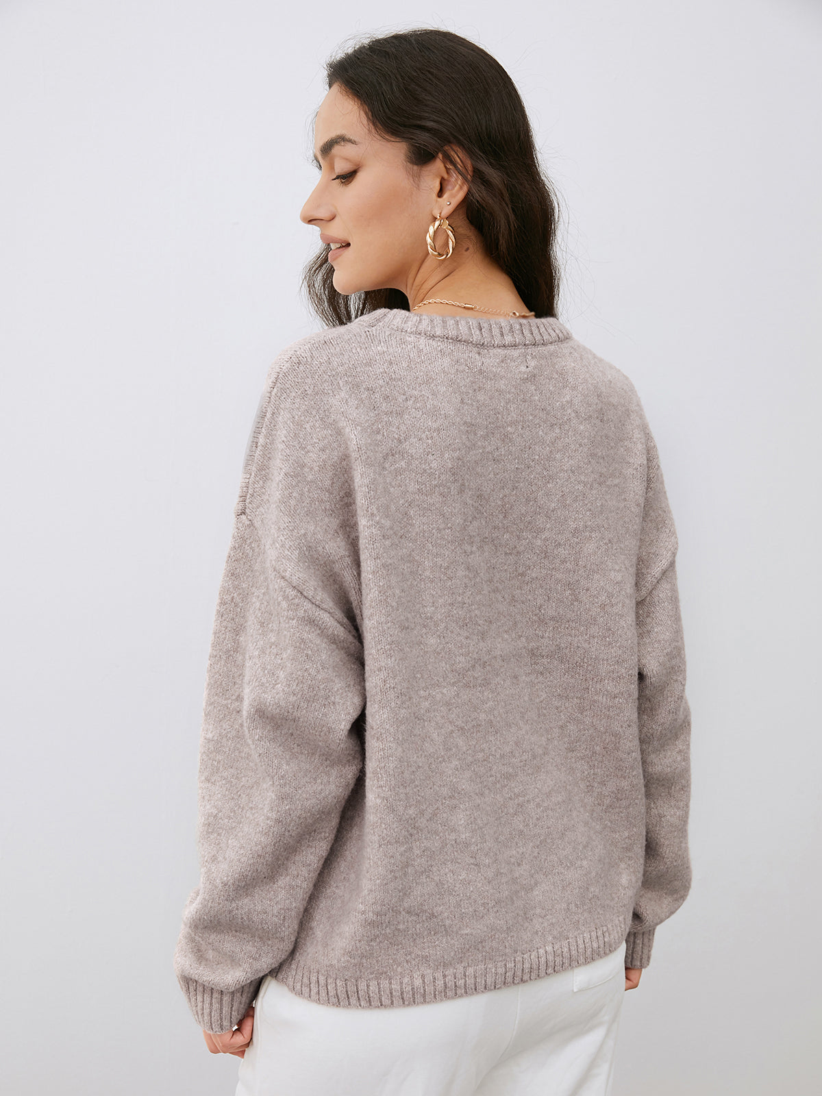 Lekki damski sweter – miękka, luźna warstwa na co dzień
