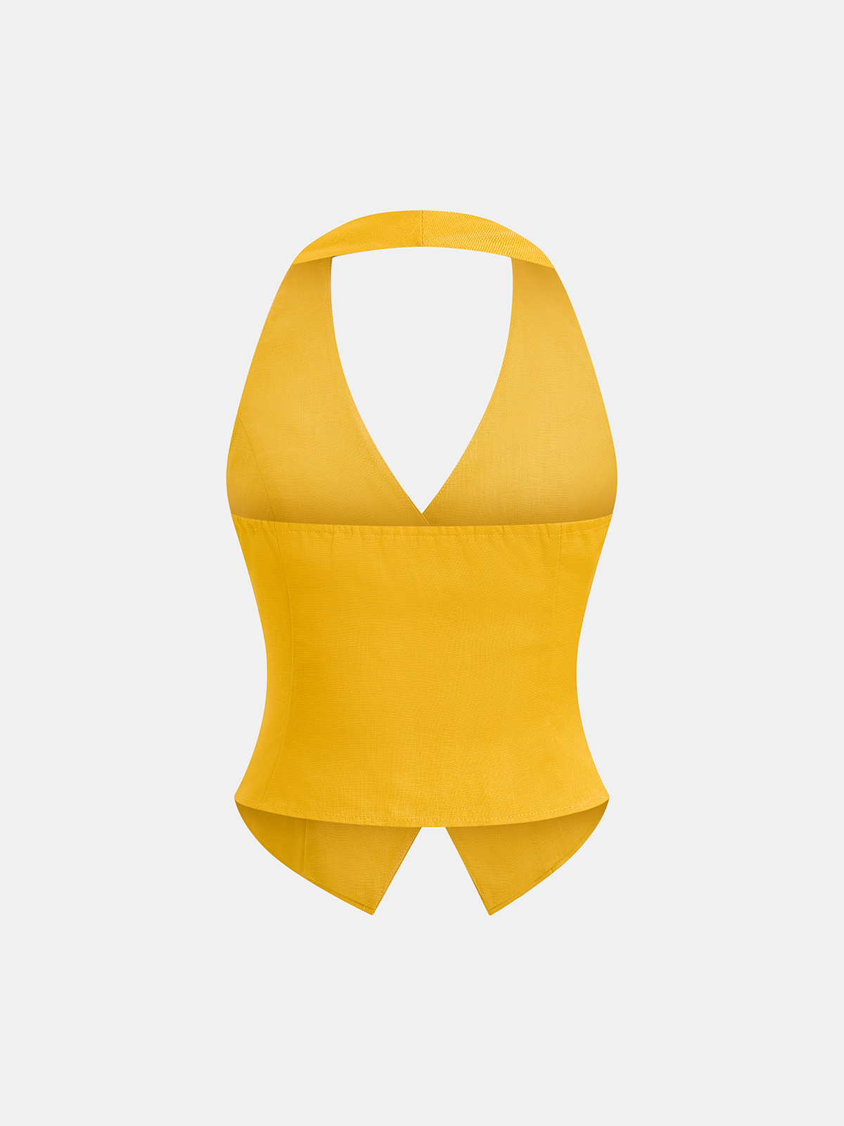 Conjunto feminino de colete cai-cai de mistura de linho e calções plissados - conjunto elegante de verão para férias