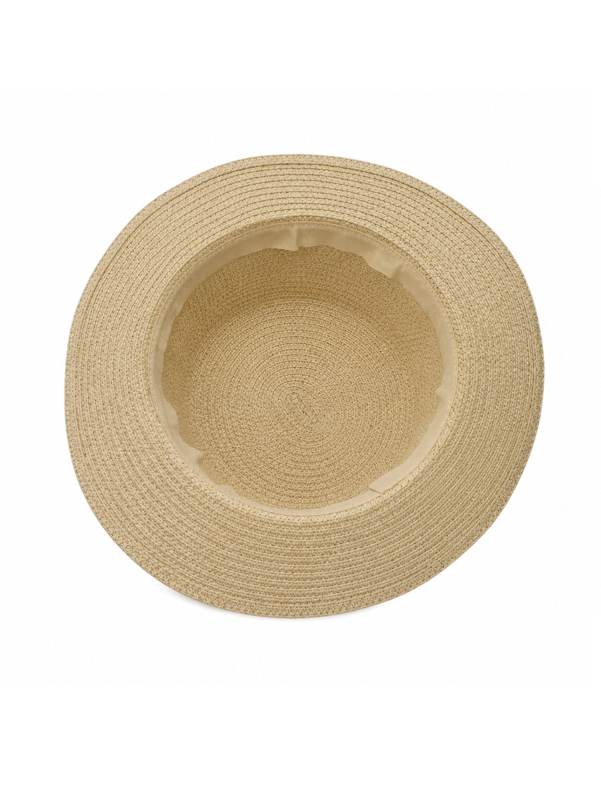 Women’s Straw Boater Hat Classic Ribbon Summer Style