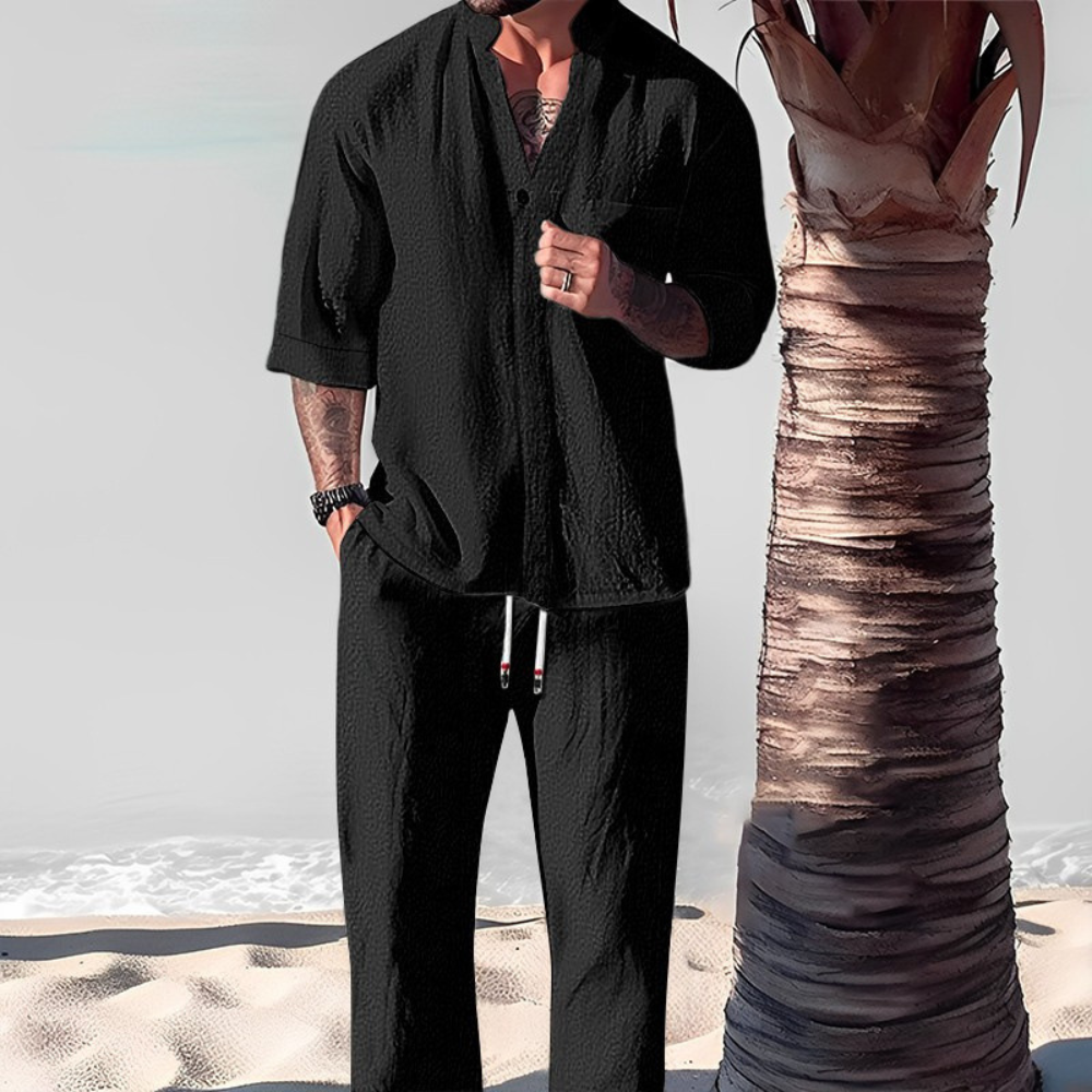 lino conjunto dos piezas hombre