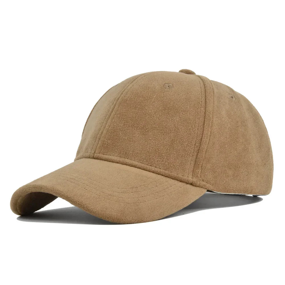 Montero Suede Retro Baseball Snapback – Justerbar Unisex Streetwear Kasket