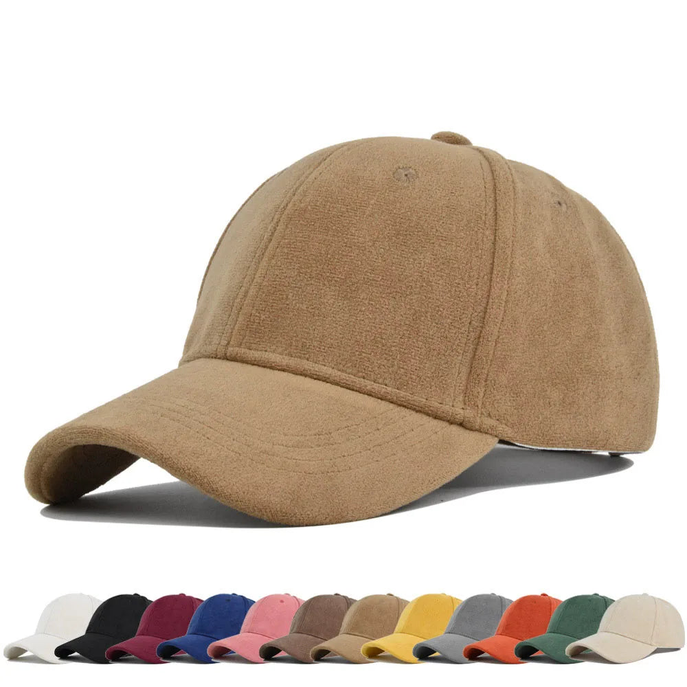 Montero Suede Retro Baseball Snapback – Justerbar Unisex Streetwear Kasket