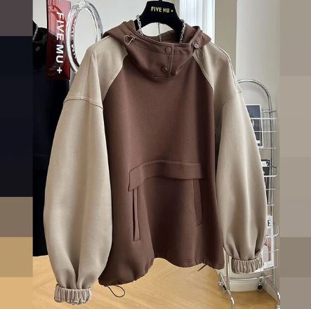 Pánská oversized anoraková bunda s kapucí – hřejivá nepromokavá vrstva na zimu