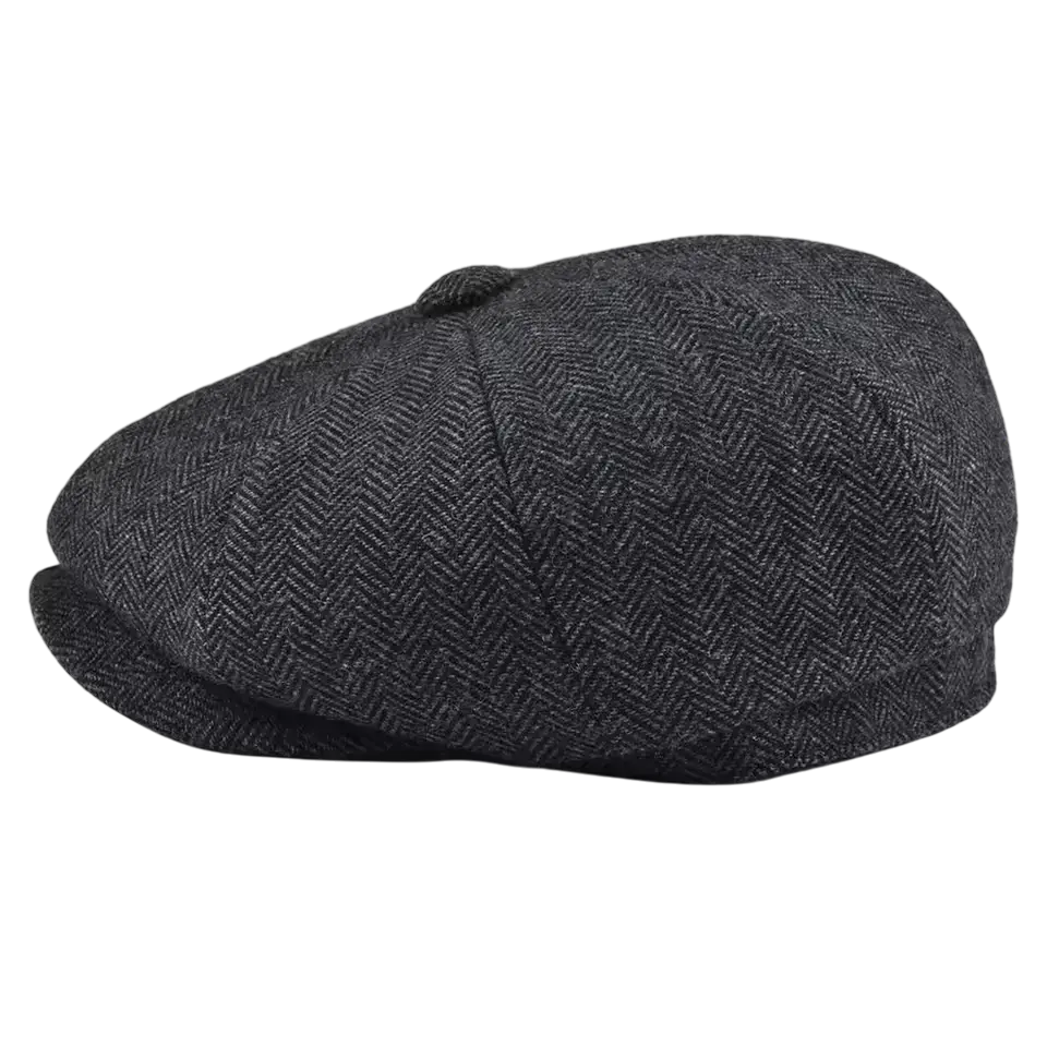 Men’s Tweed Flat Cap – Heritage Headwear for Tailored and Smart Casual Outfits