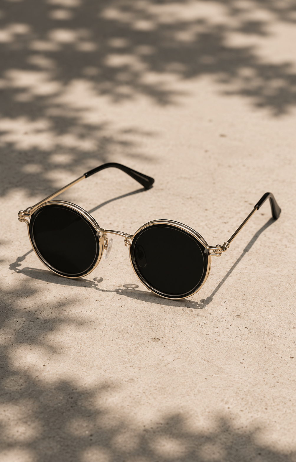 Men’s Round Frame Polarized Sunglasses Vintage Inspired Eyewear