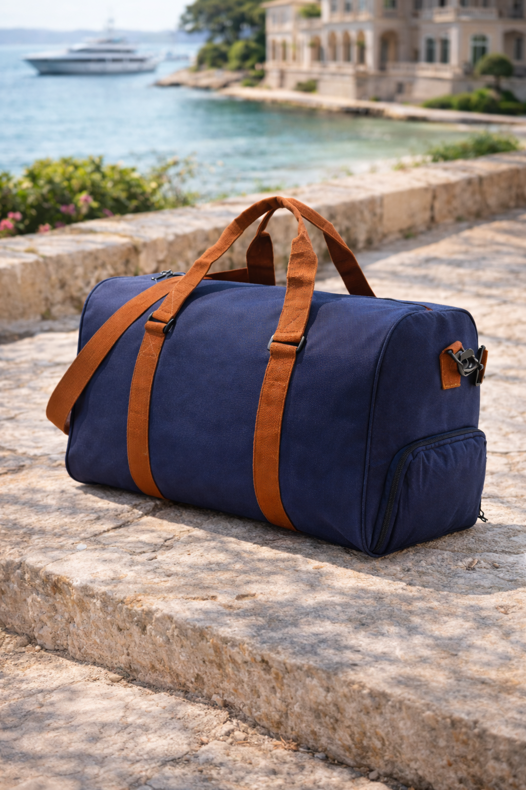 Bolsa de lona para fin de semana para hombre, esencial de viaje
