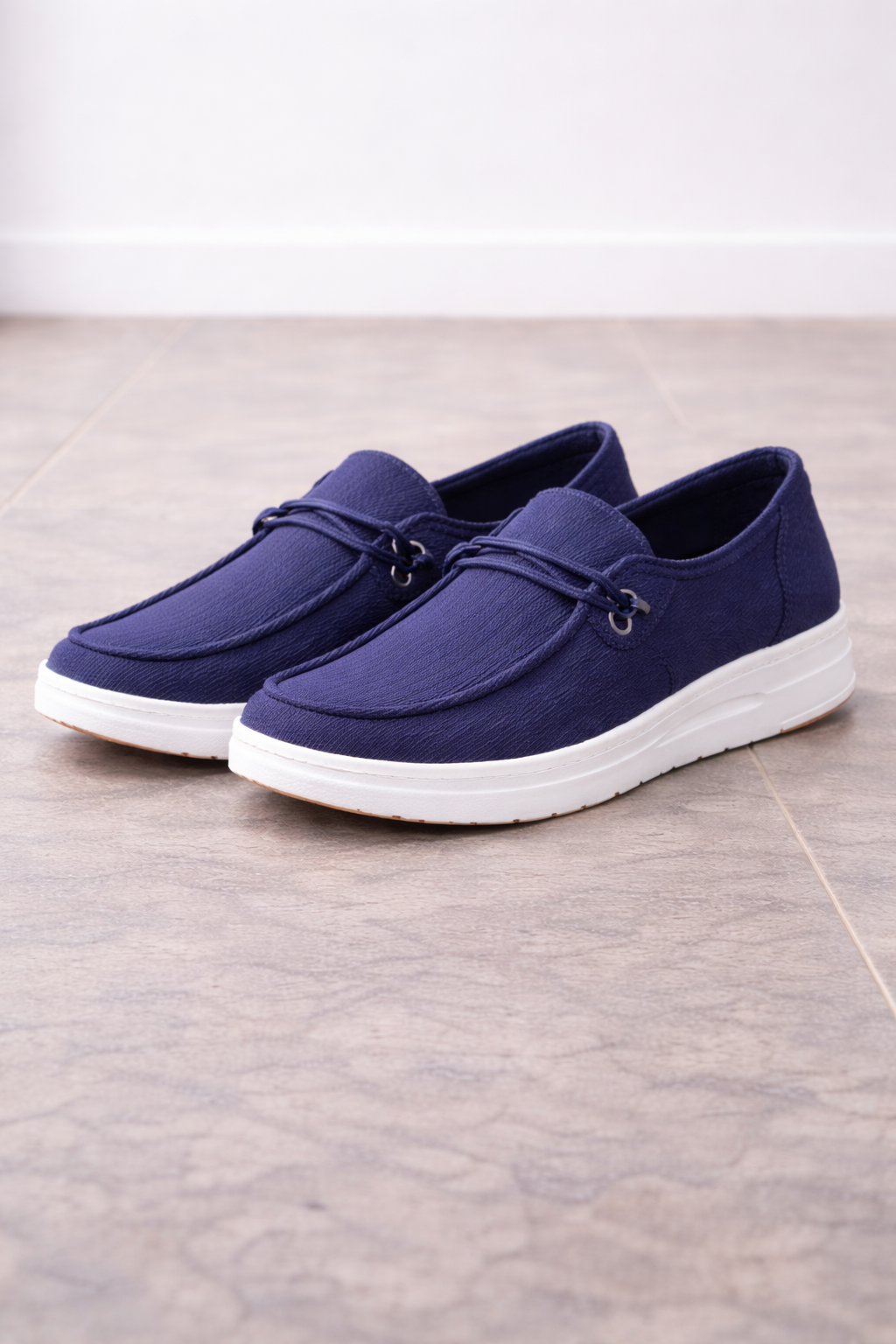 Women’s Slip On Loafers with Decorative Strap Detail