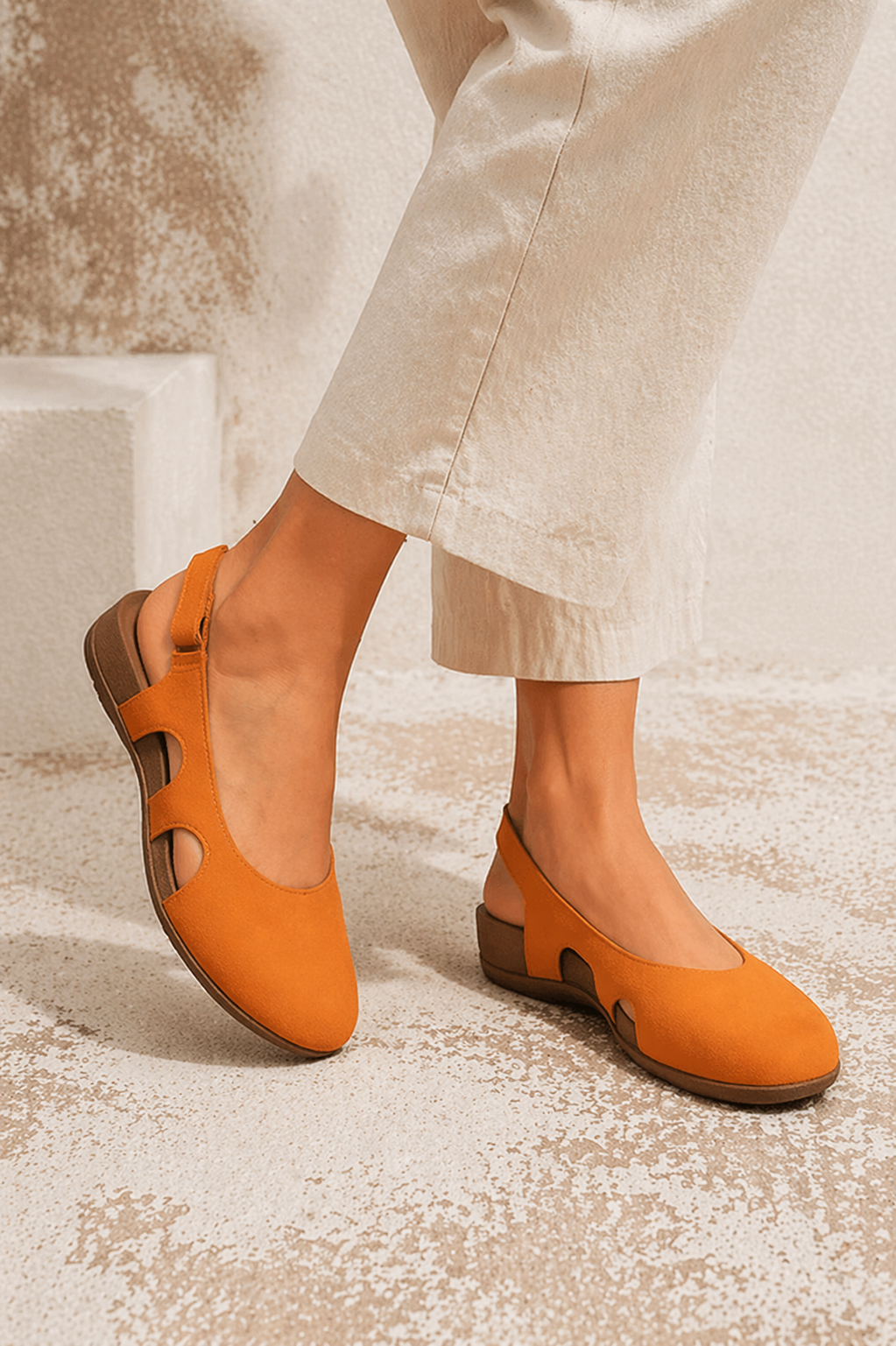 Women’s Orthopedic Slingback Sandal with Cushioned Sole