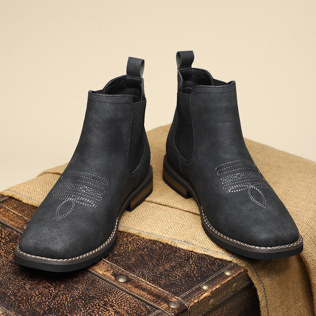 Stivali Chelsea Classici da Uomo Scarpe in Pelle Comode Eleganti Casual