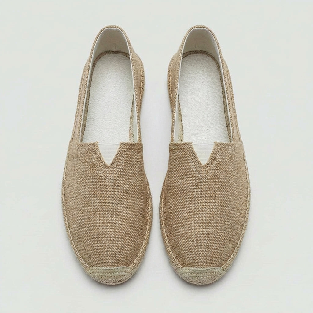 Women’s Loafers Woven Espadrille Slip-On Rope Sole Shoes