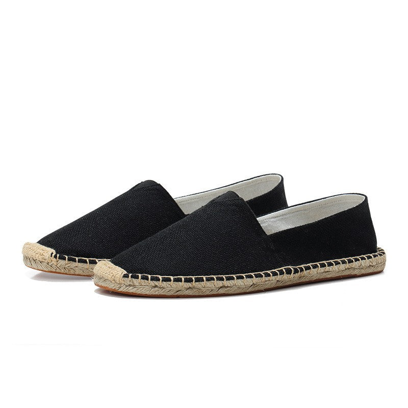 Women’s Loafers Woven Espadrille Slip-On Rope Sole Shoes