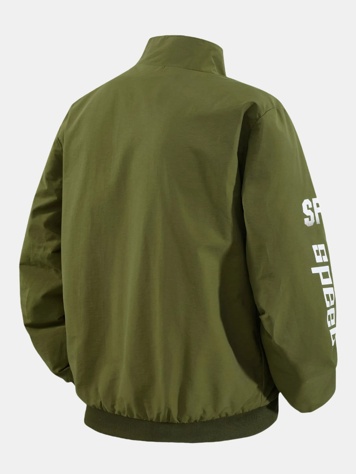 Bedruckte Racing-Trainingsjacke für Herren mit durchgehendem Reißverschluss – Vom Motorsport inspirierte Streetwear mit lockerer Passform für Frühling und Herbst