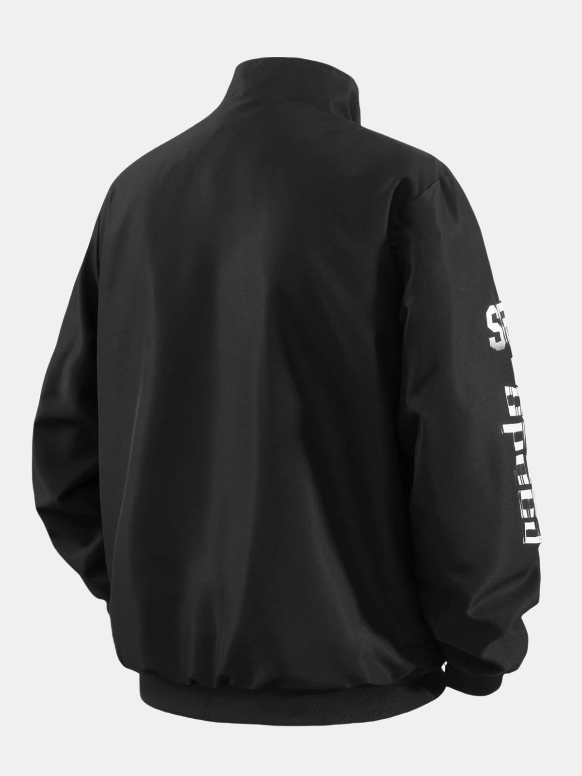 Bedruckte Racing-Trainingsjacke für Herren mit durchgehendem Reißverschluss – Vom Motorsport inspirierte Streetwear mit lockerer Passform für Frühling und Herbst