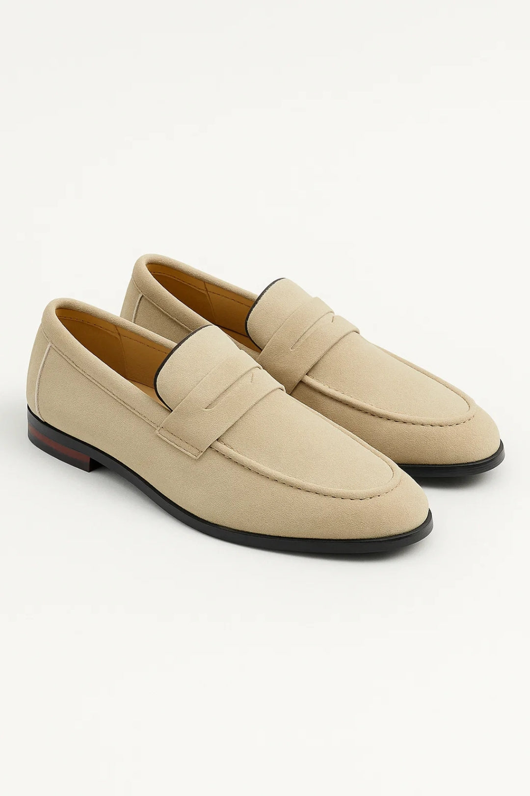 Ανδρικά loafers Penny με λεπτή σόλα και ραμμένη ποδιά