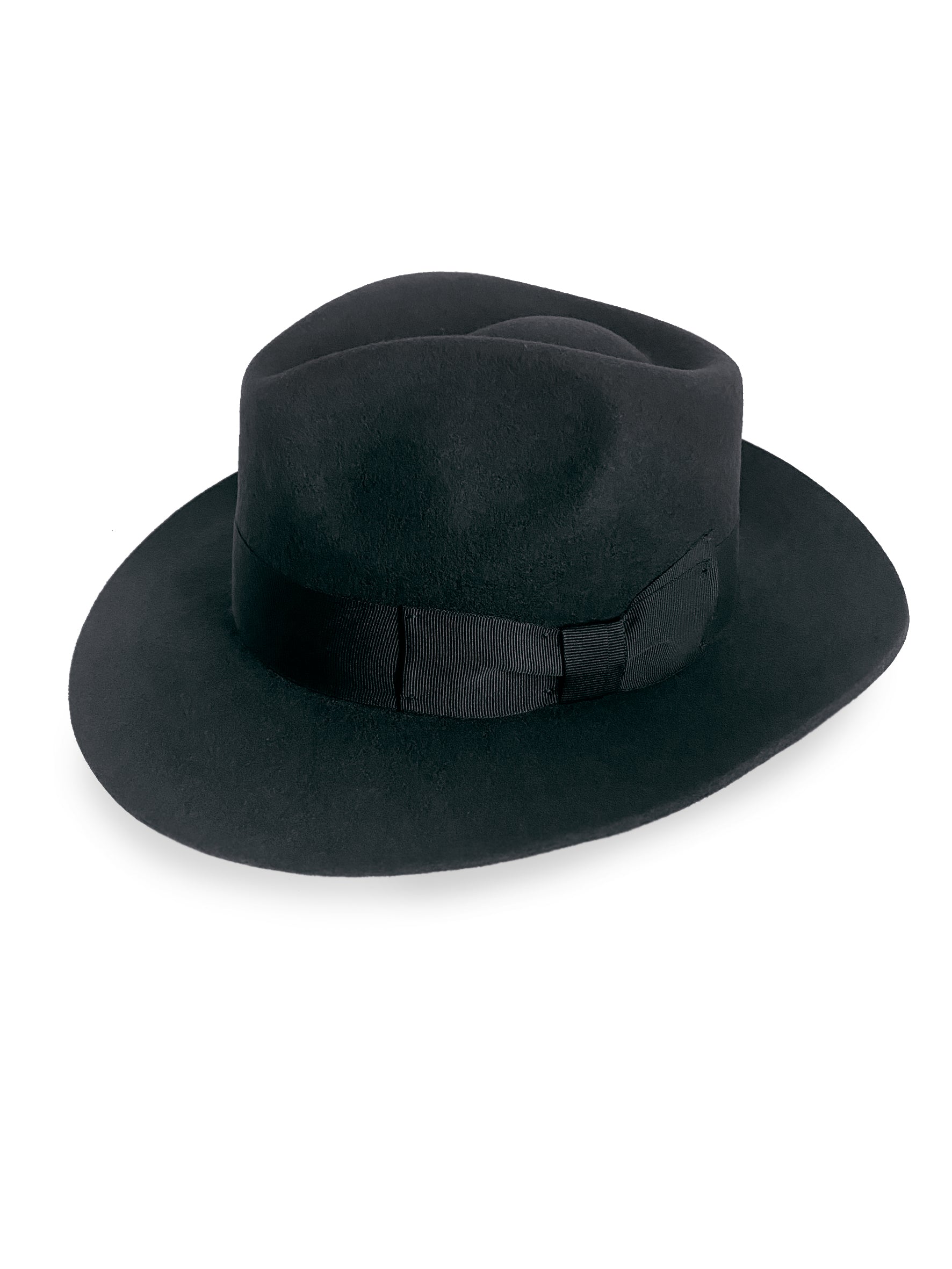 Sombrero Fedora de fieltro para mujer con detalle de cinta